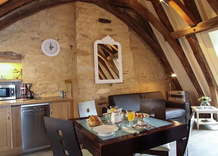 Lejlighed Le Grenier Du Chapitre Son Loft Avec Les Poutres Et Sans Les Poutres